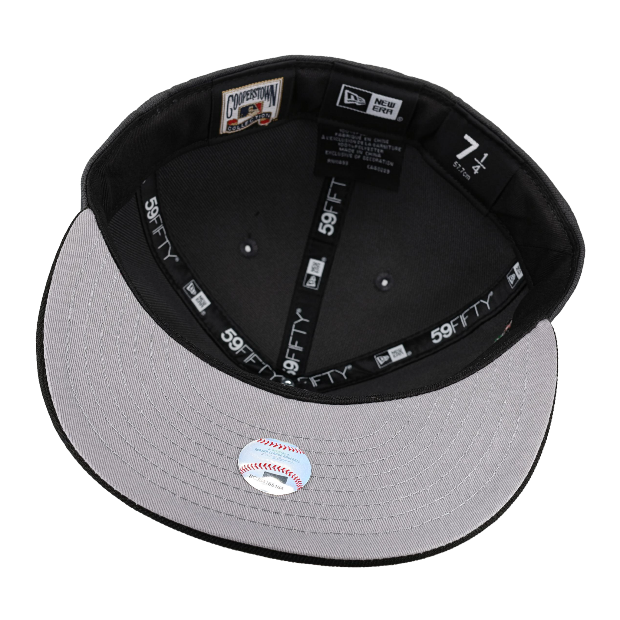Cleveland Indians Metallic Stitching Inaugural Season Patch Fitted Hat