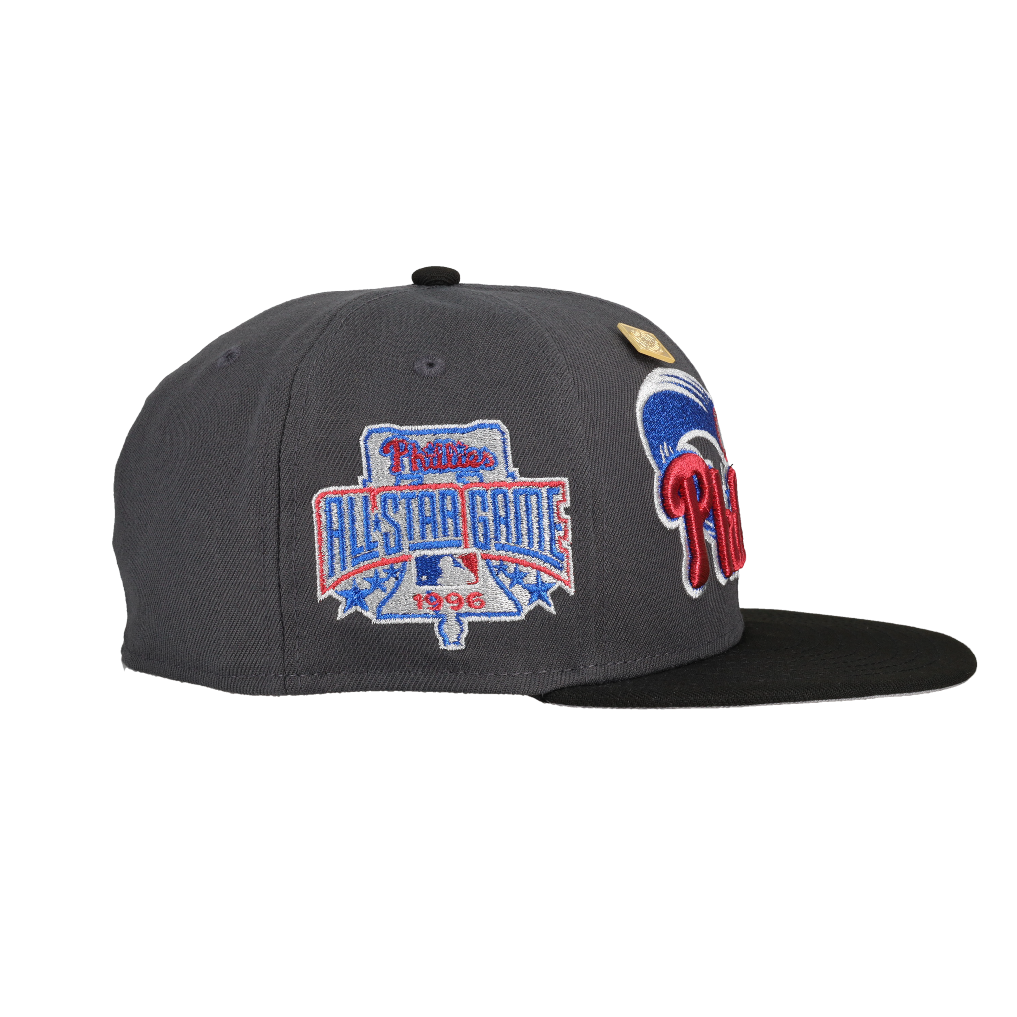Philadelphia Phillies Metallic Stitching 1996 All Star Game Fitted Hat