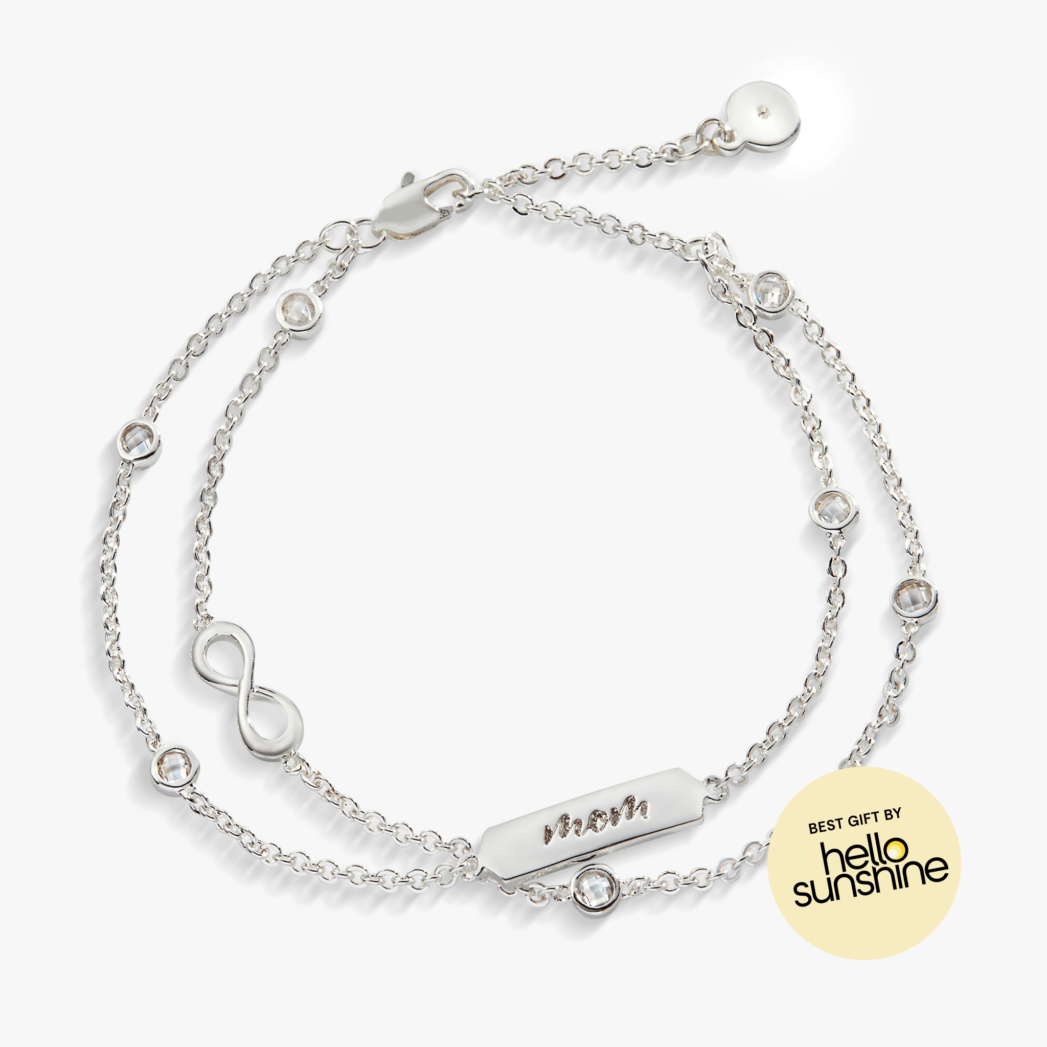 Mom Infinity Chain Double Strand Bracelet by ALEX AND ANI at Shirley Shoppe