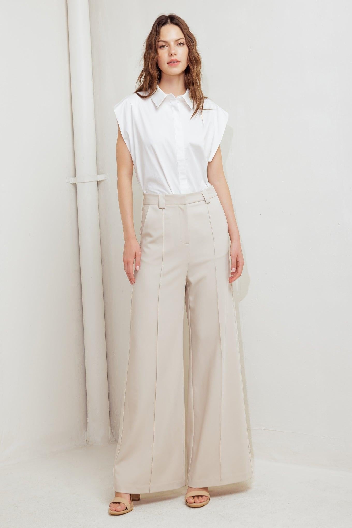MONDAY FLOW WOVEN PANTS by Flying Tomato at Shirley Shoppe