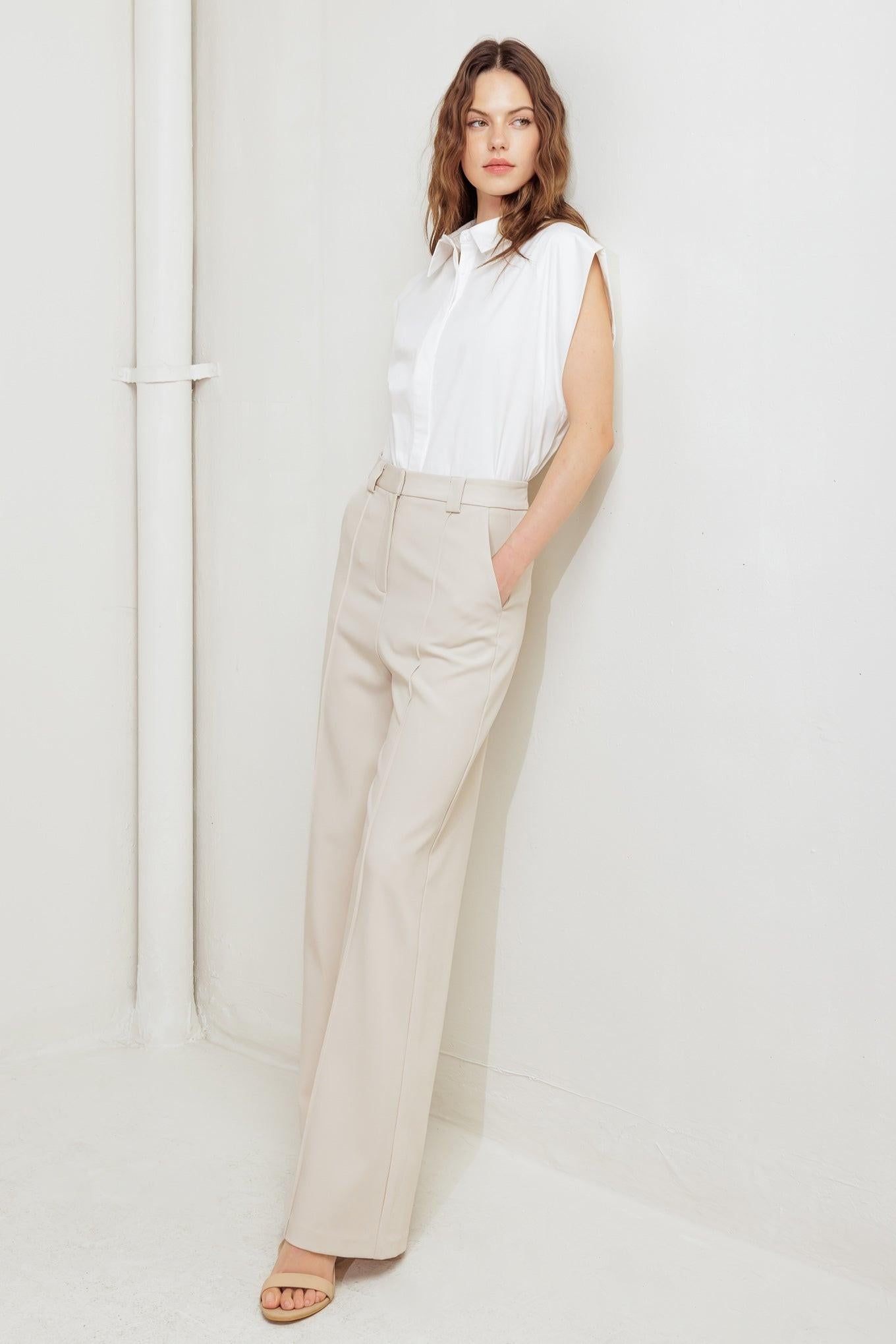 MONDAY FLOW WOVEN PANTS by Flying Tomato at Shirley Shoppe