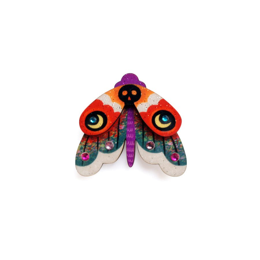 Moth Button Cover by Laliblue by Quirks! at Shirley Shoppe