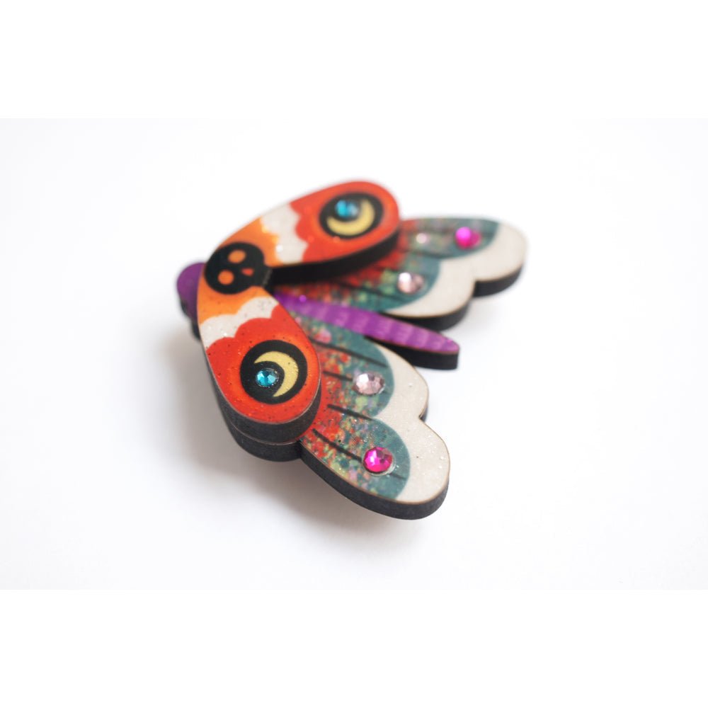 Moth Button Cover by Laliblue by Quirks! at Shirley Shoppe
