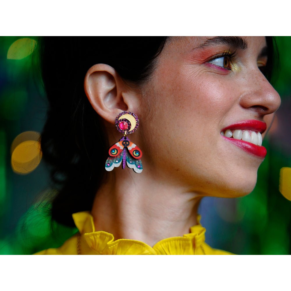 Moth Earrings by Laliblue by Quirks! at Shirley Shoppe