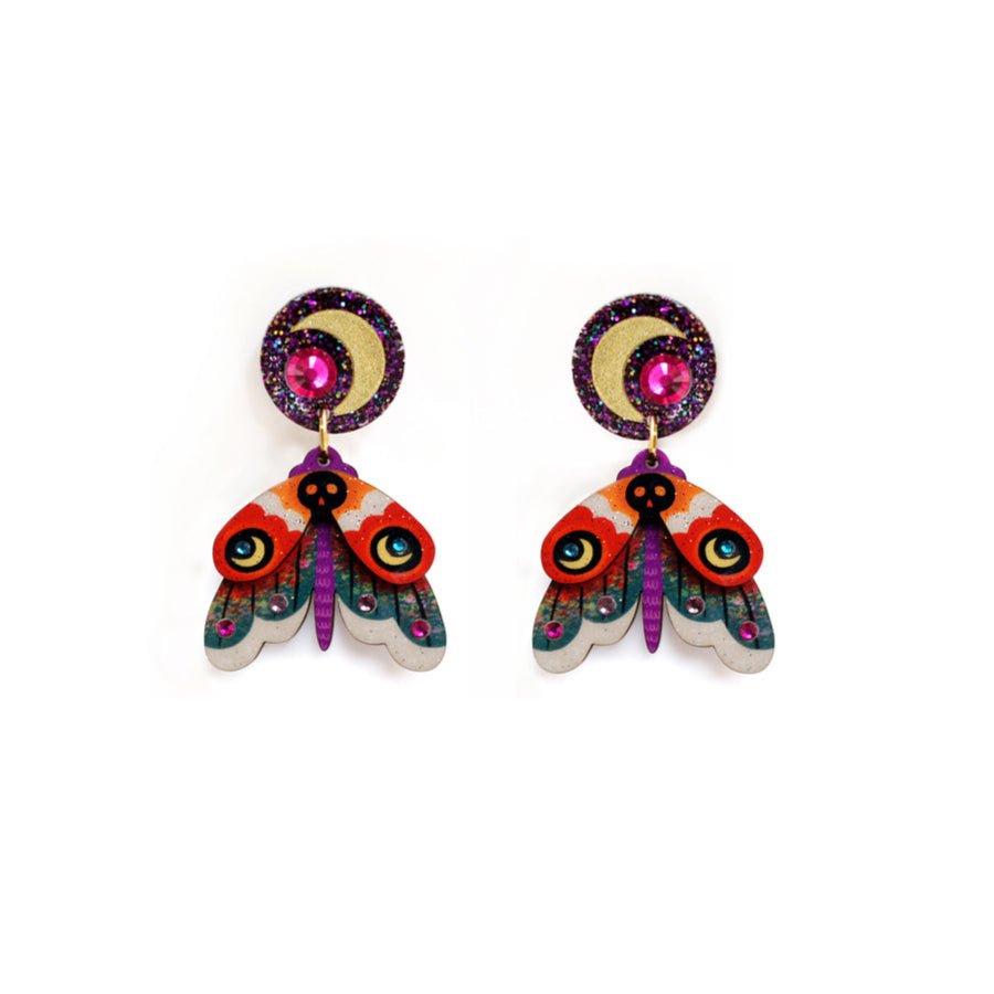 Moth Earrings by Laliblue by Quirks! at Shirley Shoppe