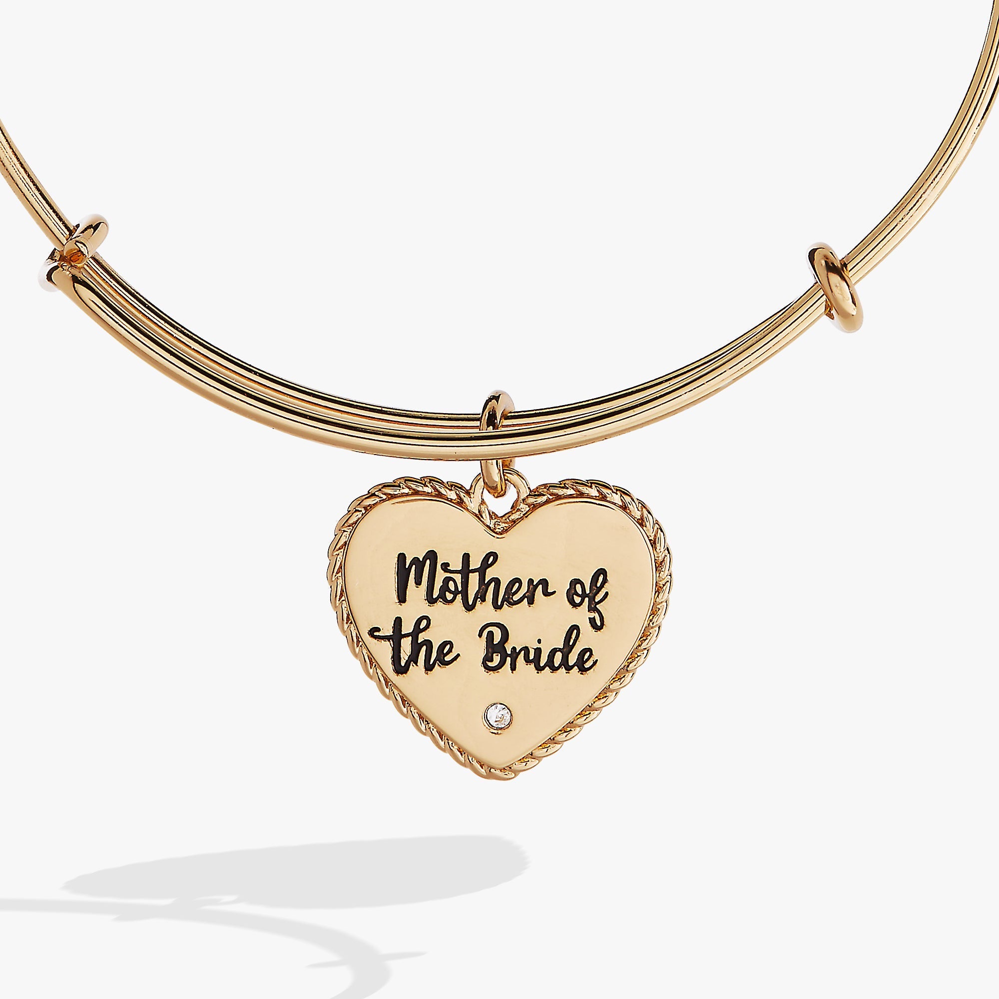 Mother of the Bride Heart Bangle by ALEX AND ANI at Shirley Shoppe