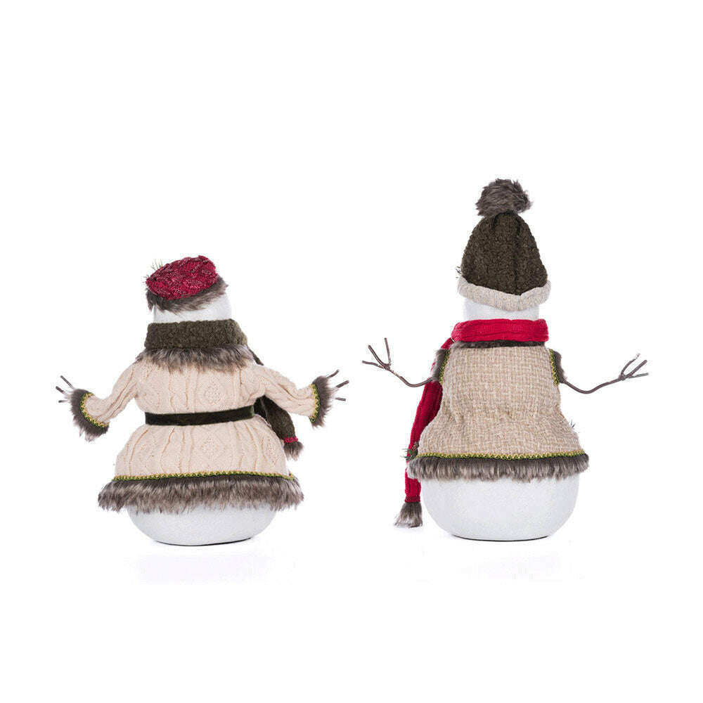 Mr. And Mrs. North Country Snowman Assortment of 2 by Katherine's Collection