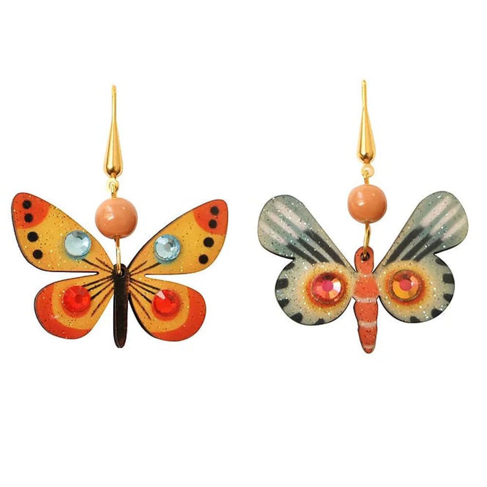 Multicolor Butterfly Earrings by Laliblue by Quirks! at Shirley Shoppe