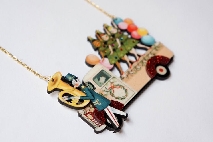 Musical Parade Necklace by Laliblue by Quirks! at Shirley Shoppe