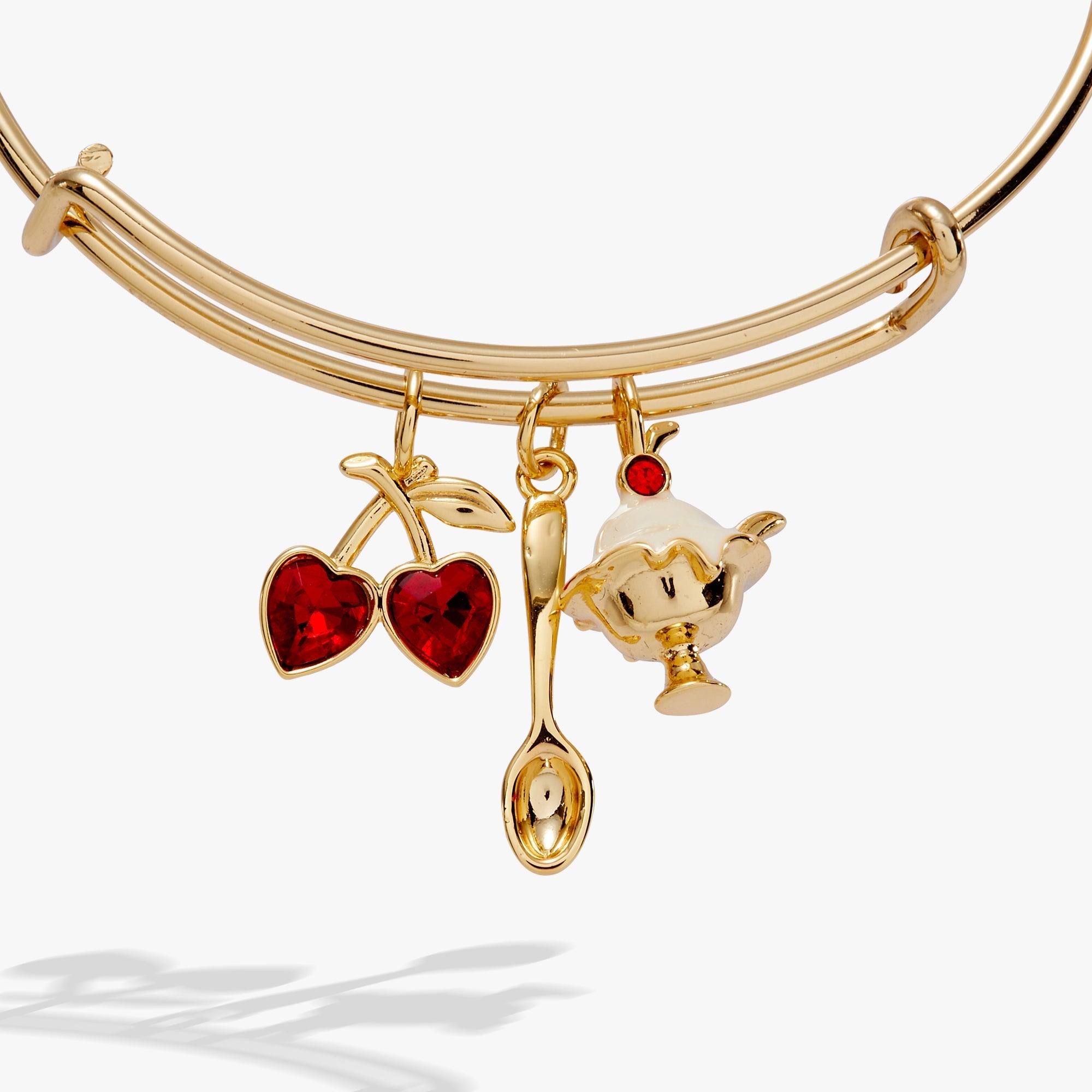 'My Cherry Amour' Ice - Cream Sundae Multi Charm Bangle by ALEX AND ANI at Shirley Shoppe