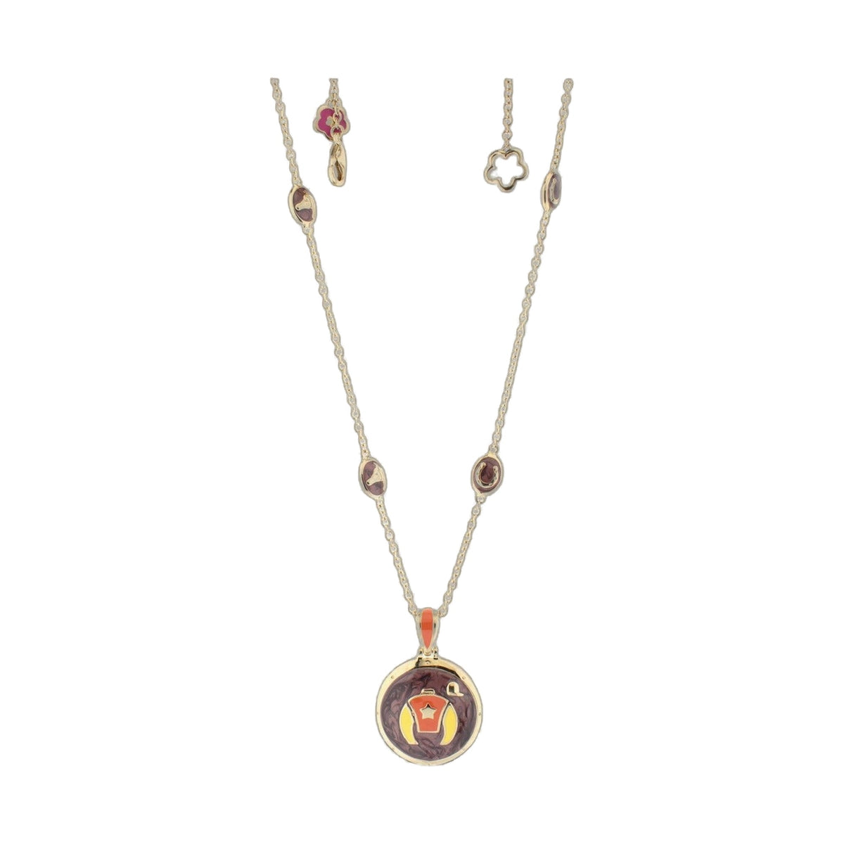Equestrian Enamel Necklace — Scarlet Star Silks