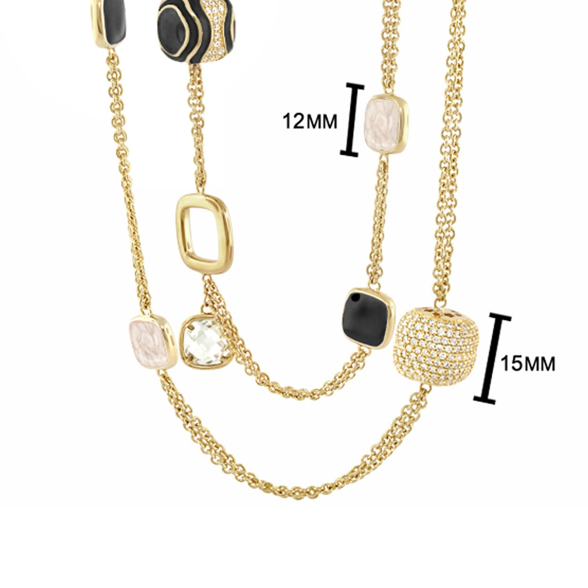 Curvy Swirls Necklace