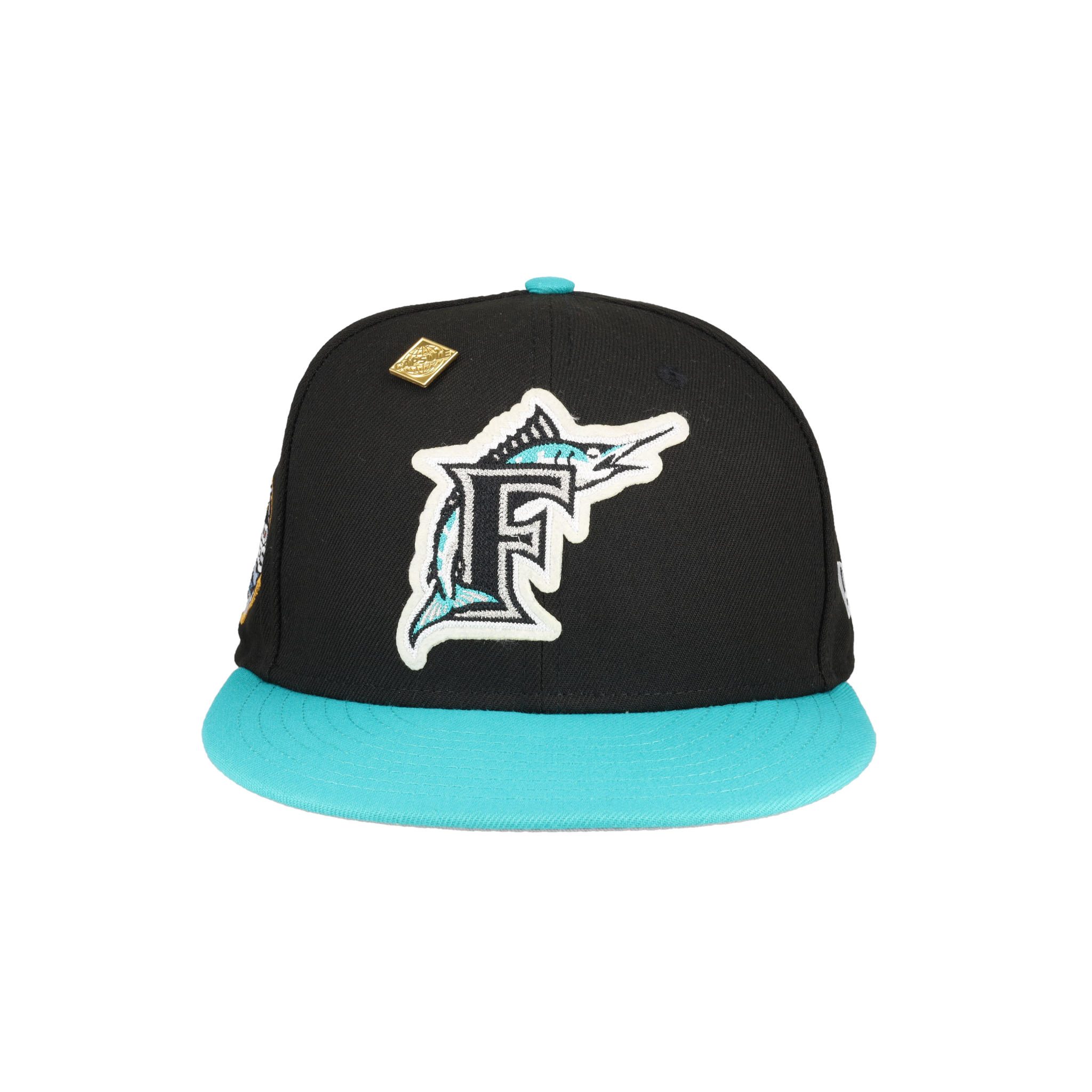 Florida Marlins Letterman Collection 59Fifty Fitted Hat