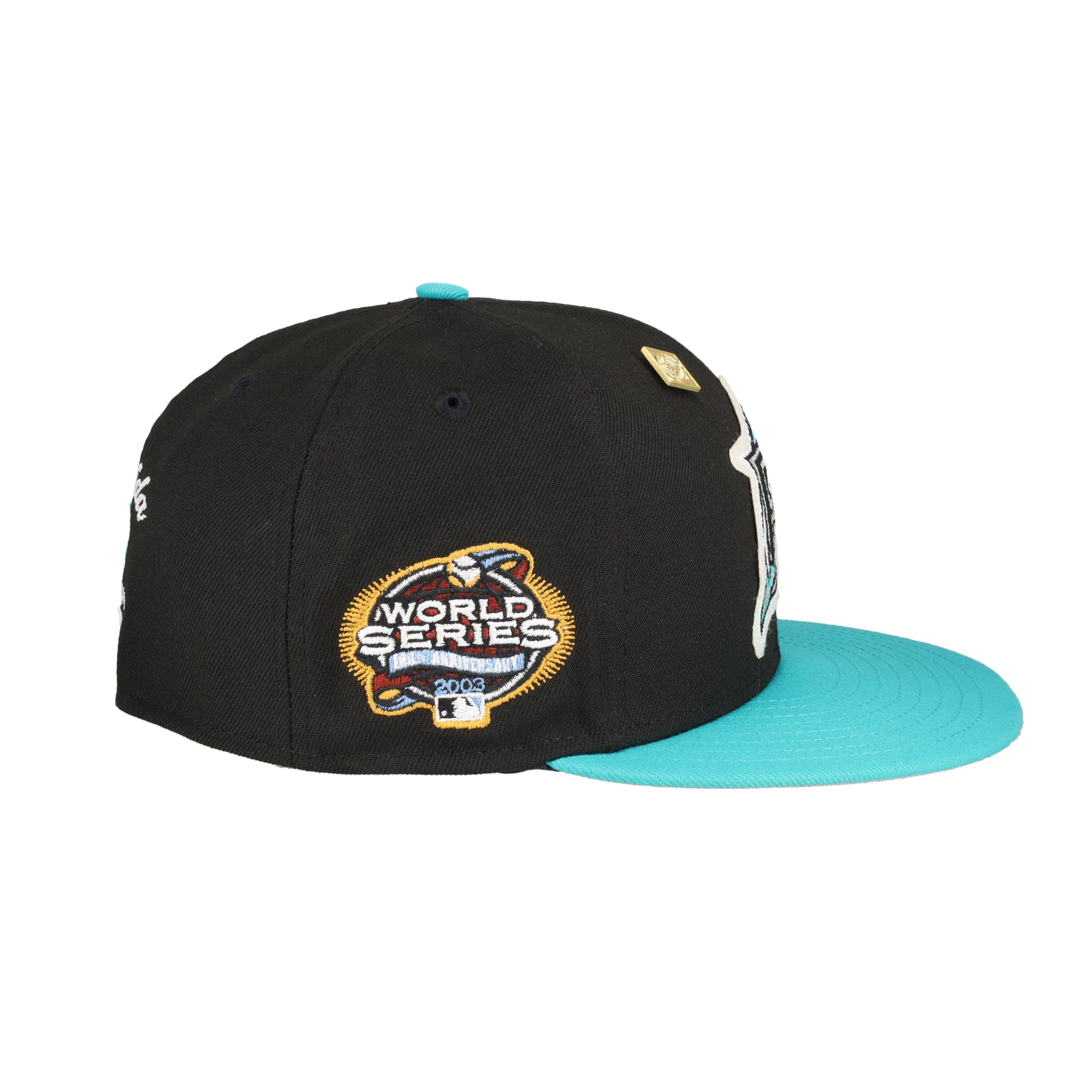 Florida Marlins Letterman Collection 59Fifty Fitted Hat