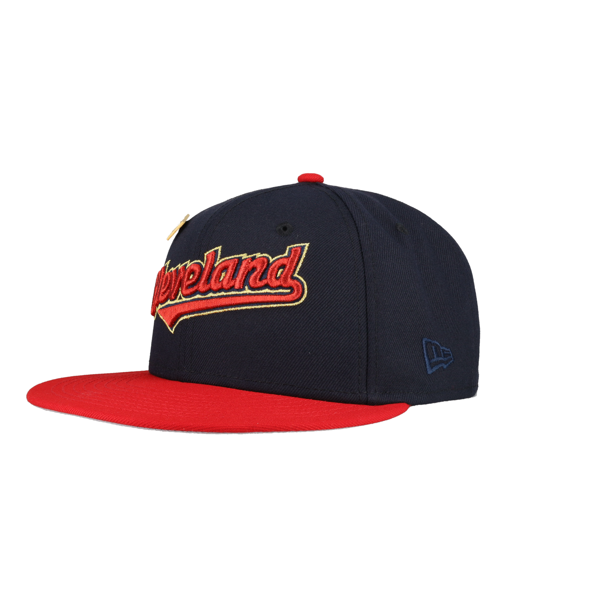 Cleveland Indians Navy 1995 Champions Patch 59Ffity Fitted Hat