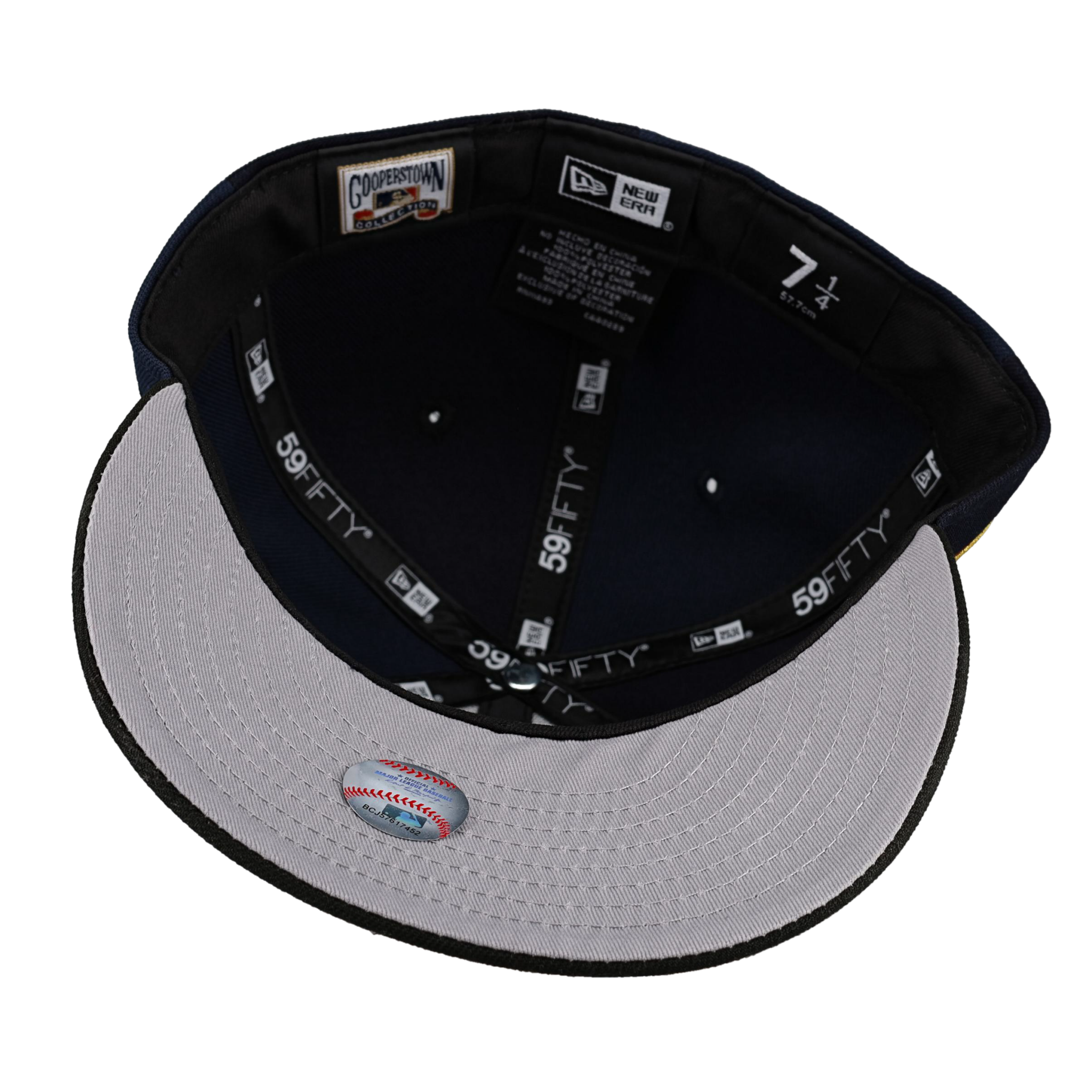 New York Yankees Navy Pinwheel 1962 World Series Patch 59Fifty Fitted Hat