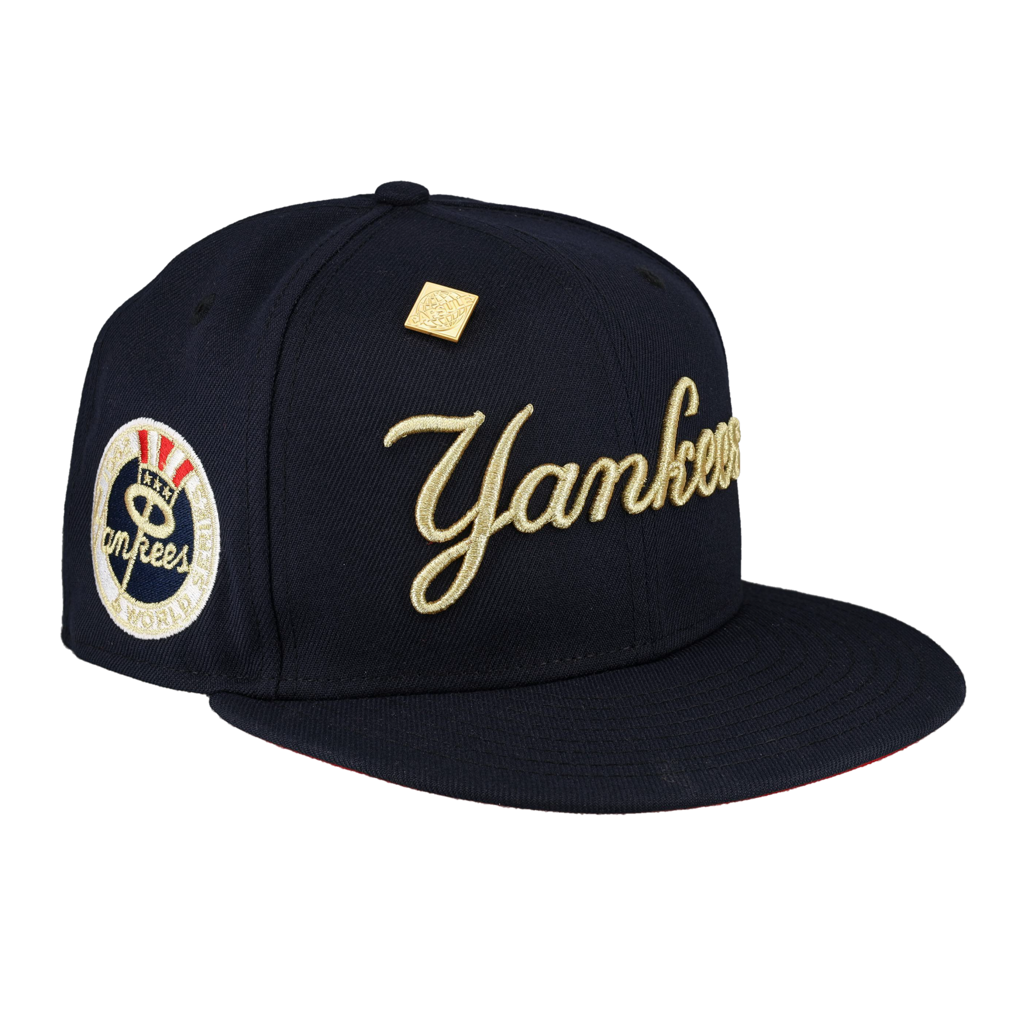 New York Yankees Script Logo 1962 World Series Patch 59Fifty Fitted Hat