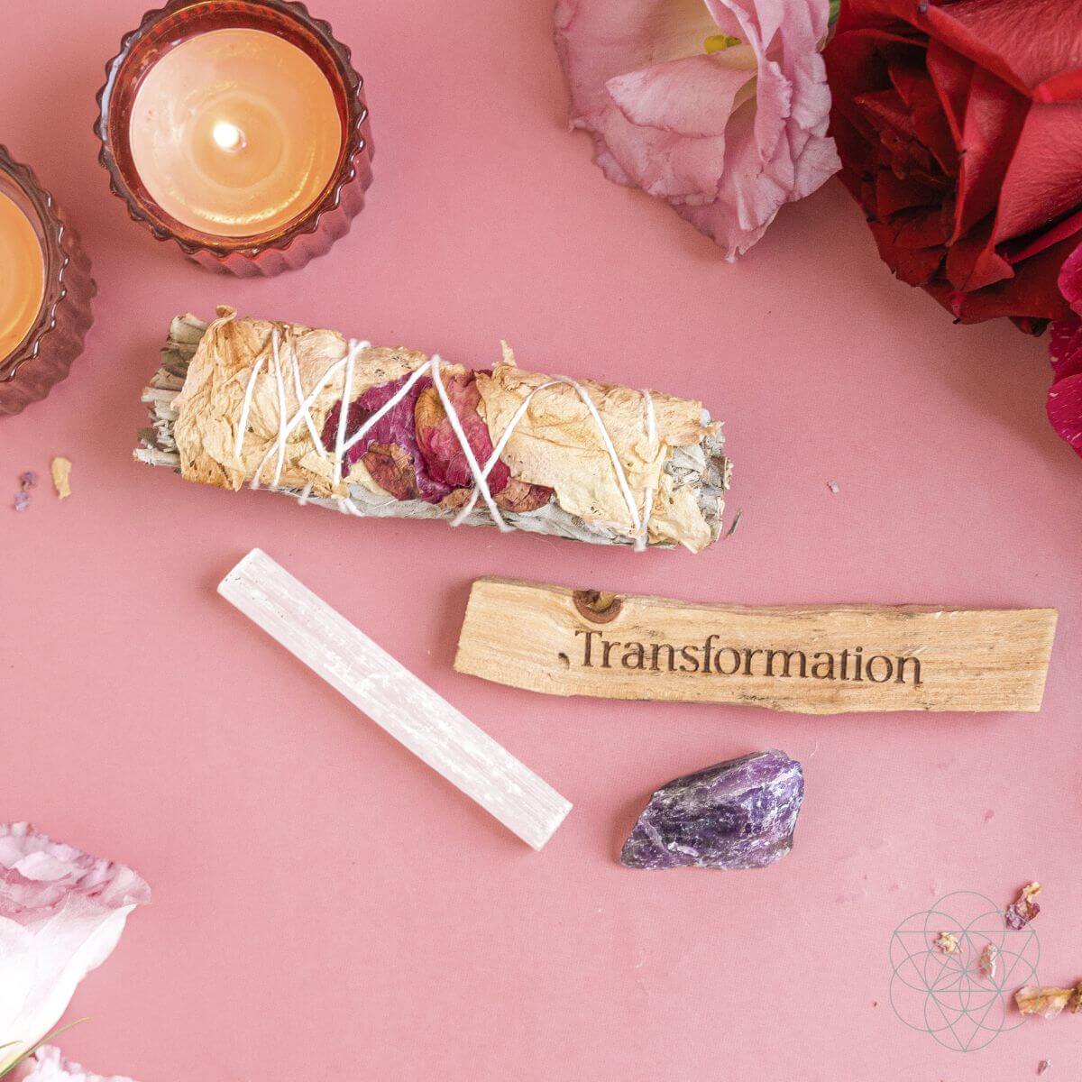 New Beginnings - Transformation Smudge Kit (5 Pieces) by Conscious Items at Shirley Shoppe