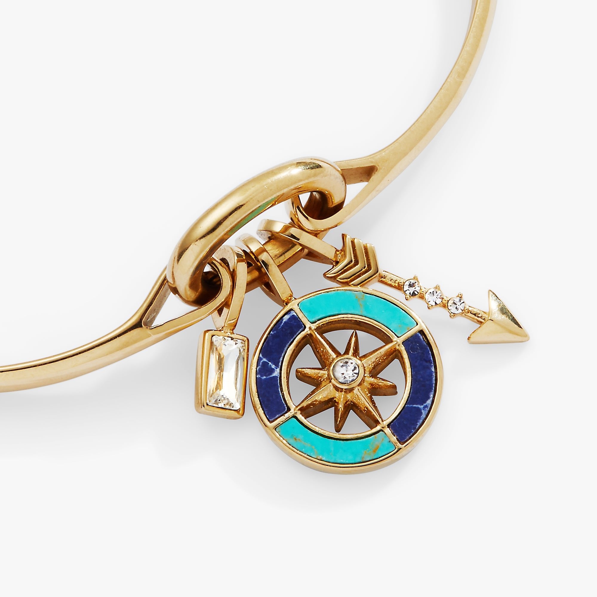 New Beginnings Trio Interchangeable Charm Bracelet by ALEX AND ANI at Shirley Shoppe