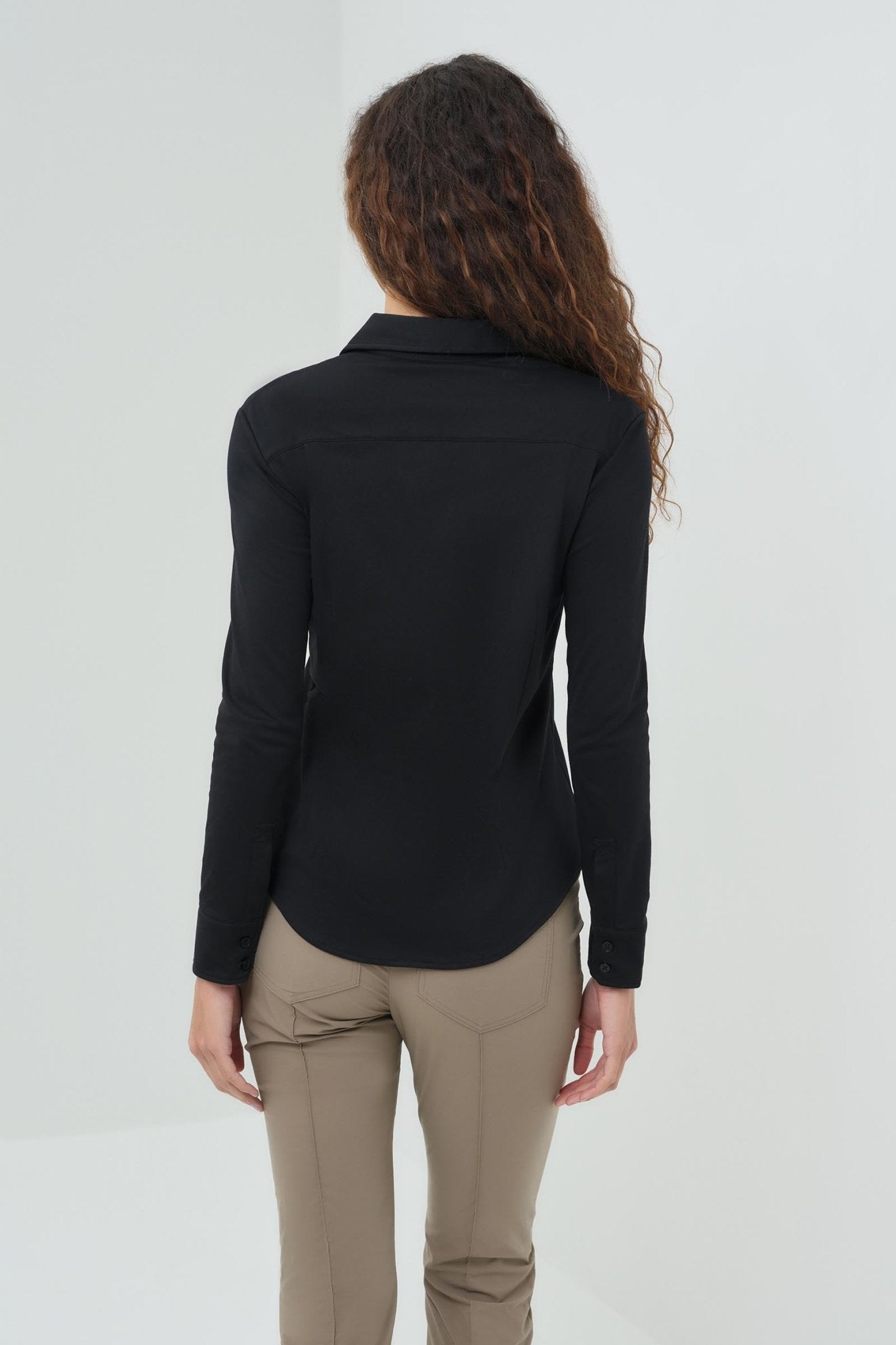Nikki Longsleeve Pique Shirt by Anatomie at Shirley Shoppe