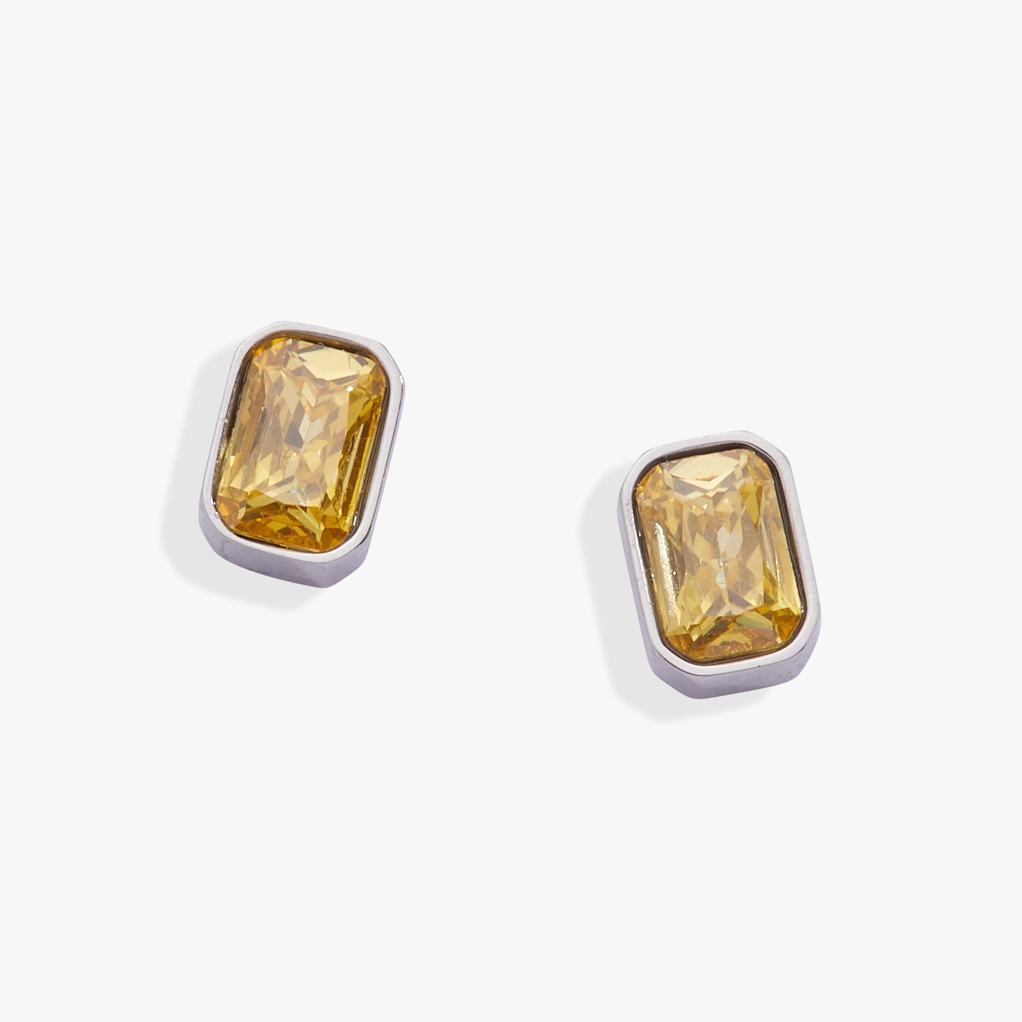 November Emerald - Cut Birthstone Stud Earrings by ALEX AND ANI at Shirley Shoppe