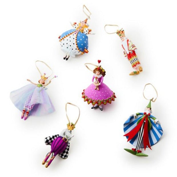 Nutcracker Suite Mini Ornament Set by Patience Brewster RETIRED by Quirks! at Shirley Shoppe