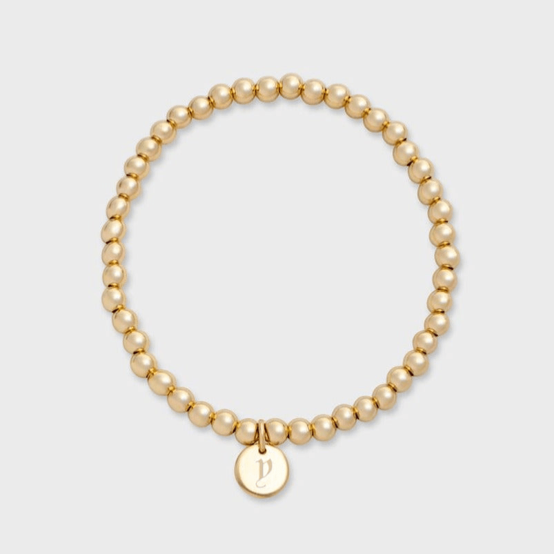 old english initial juno bracelet (4mm) by Cuffed by Nano LLC at Shirley Shoppe