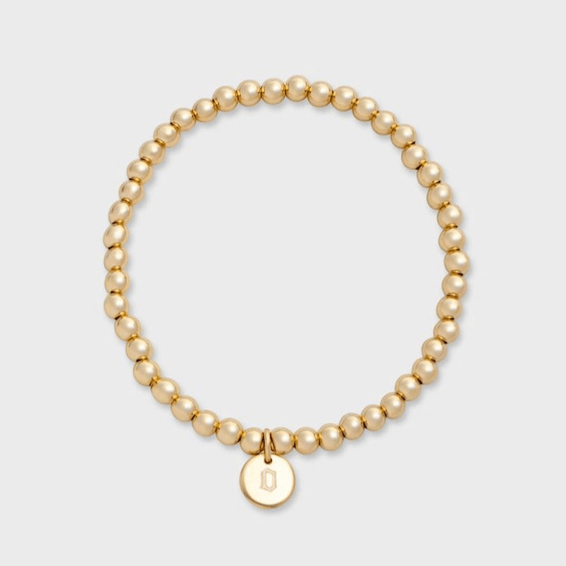 old english initial juno bracelet (4mm) by Cuffed by Nano LLC at Shirley Shoppe