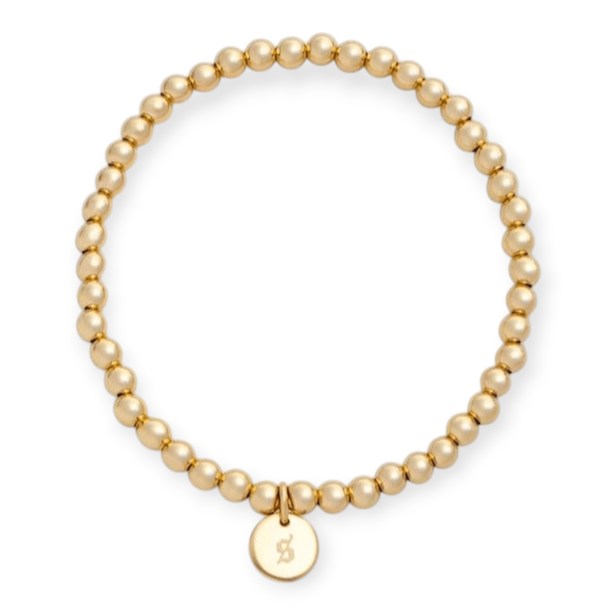 old english initial juno bracelet (4mm) by Cuffed by Nano LLC at Shirley Shoppe