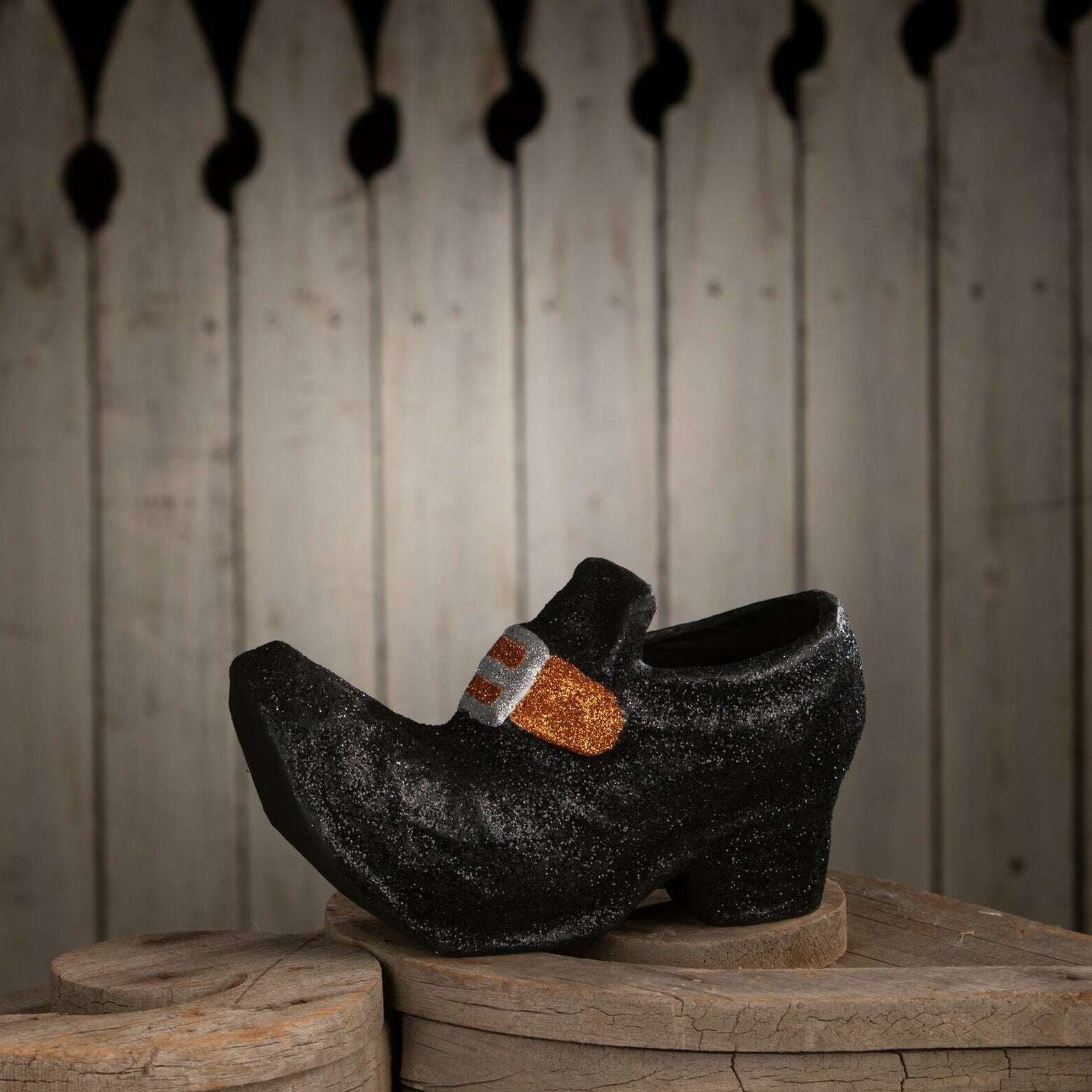Old Witch's Shoe Paper Mache | Vintage-Inspired Halloween Decor | Bethany Lowe