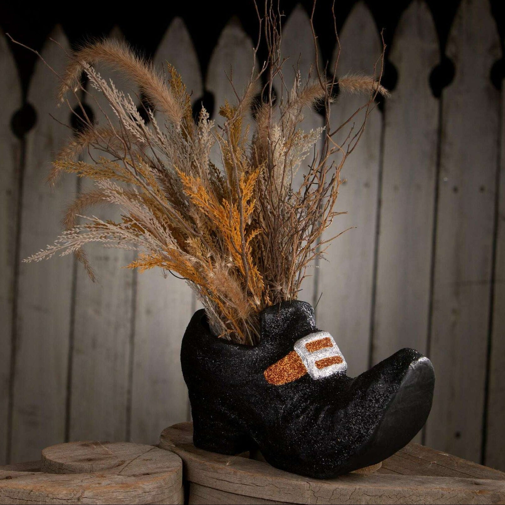 Old Witch's Shoe Paper Mache | Vintage-Inspired Halloween Decor | Bethany Lowe