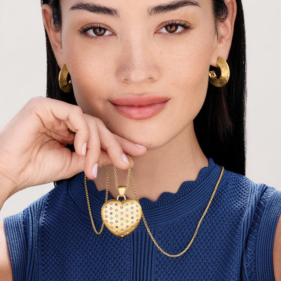 One Heart Convertible Locket Necklace