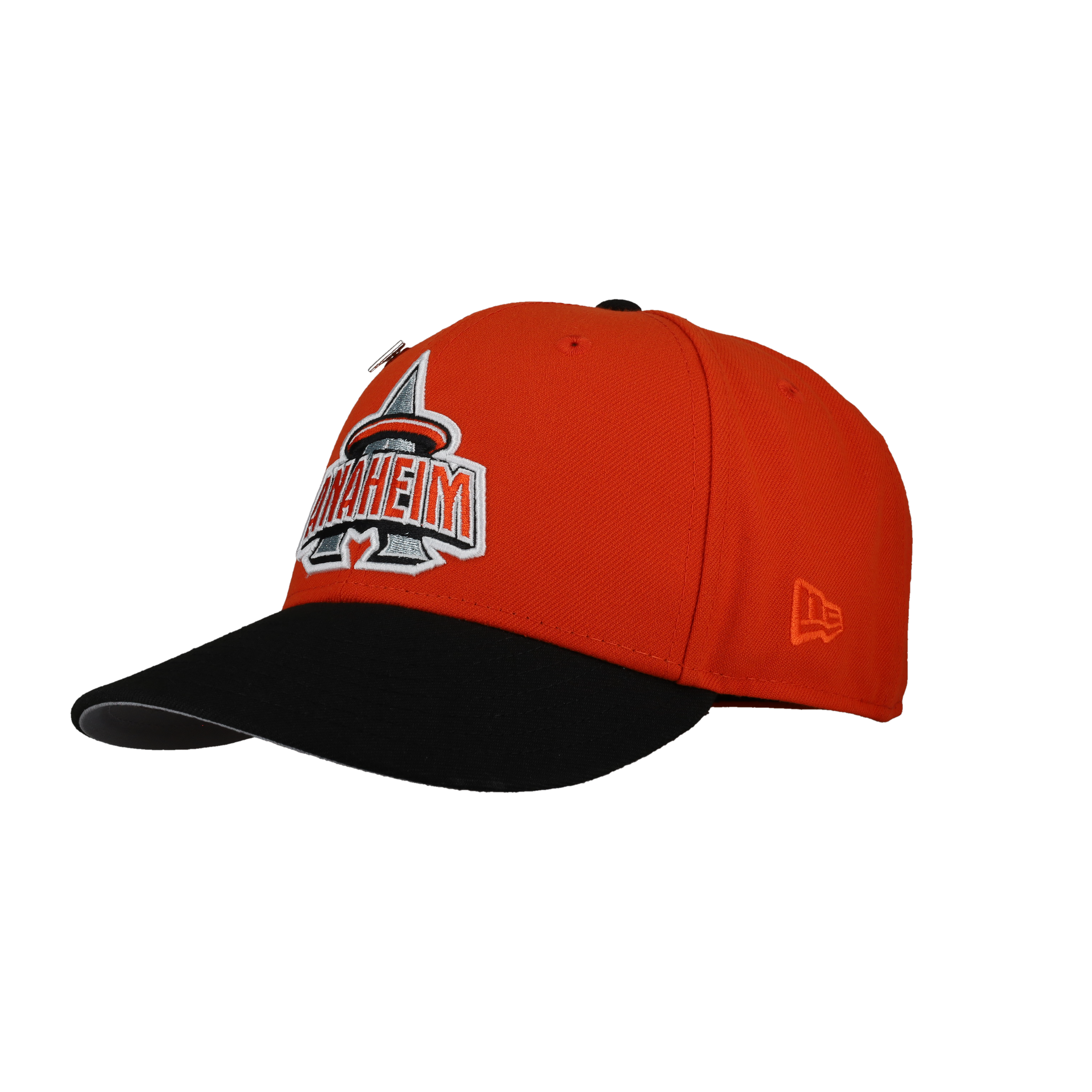 Anaheim Angels Metallic 40th Season Patch Orange 59Fifty Fitted Hat (Restock)