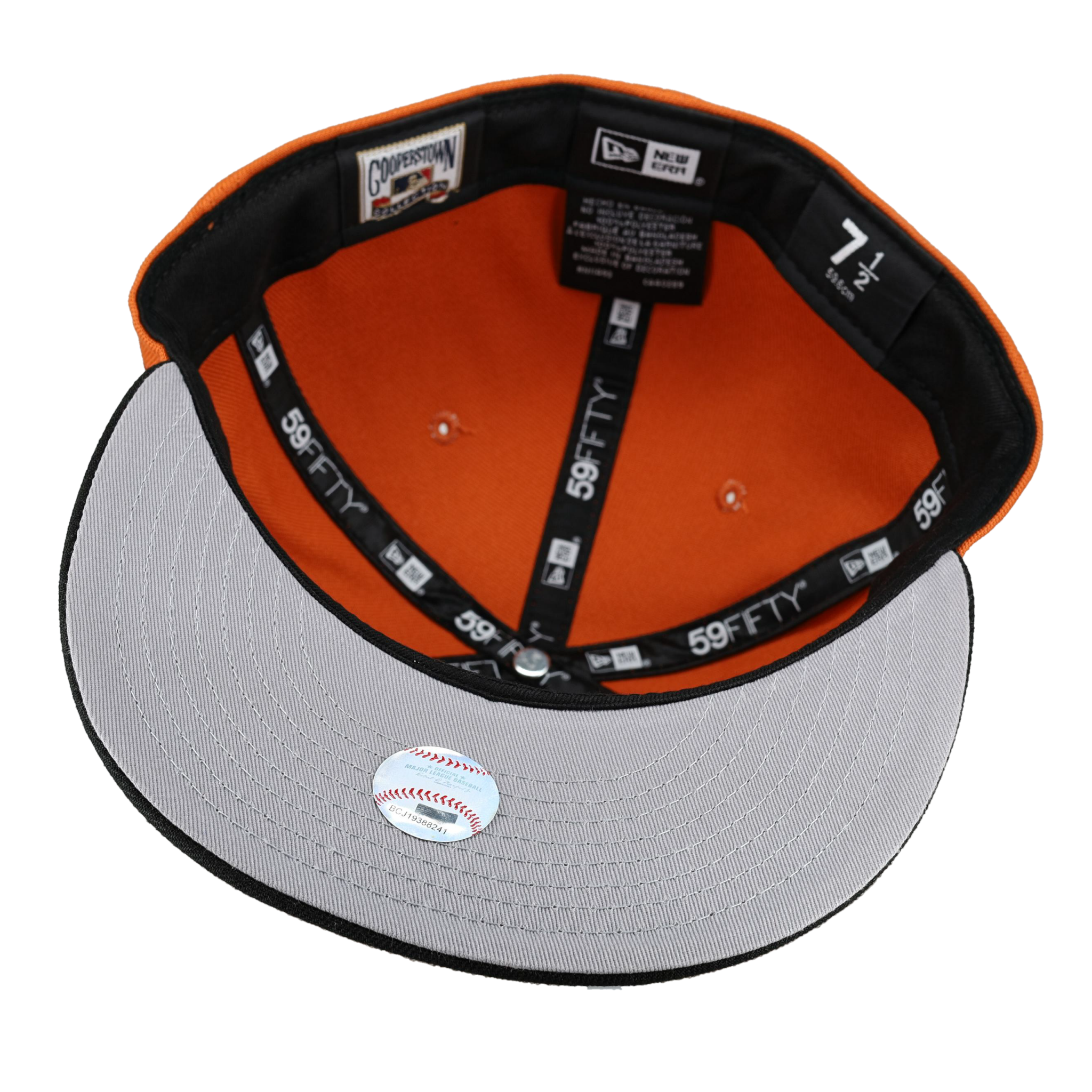 Cleveland Indians Orange Inaugural Season Patch 59Ffity Fitted Hat