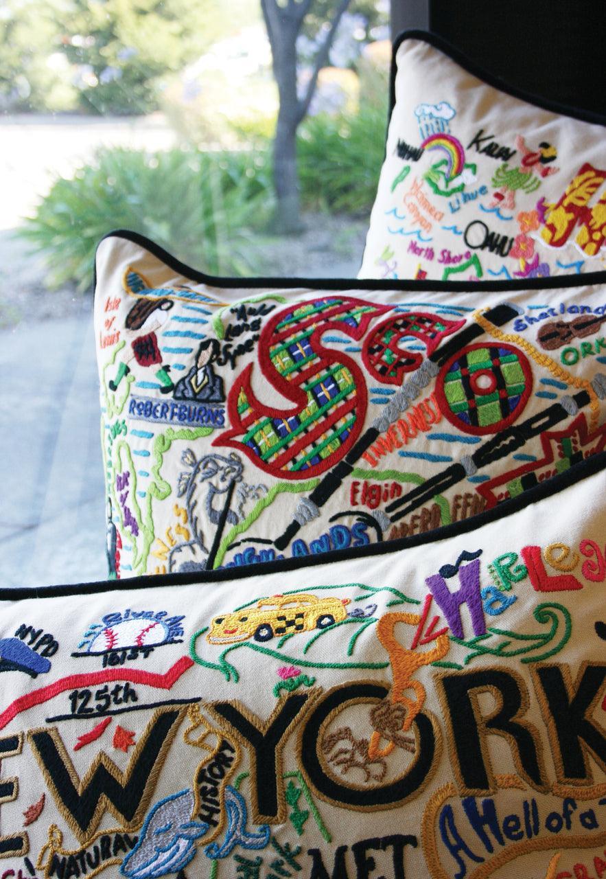 Ottawa Hand - Embroidered Pillow by Quirks! at Shirley Shoppe
