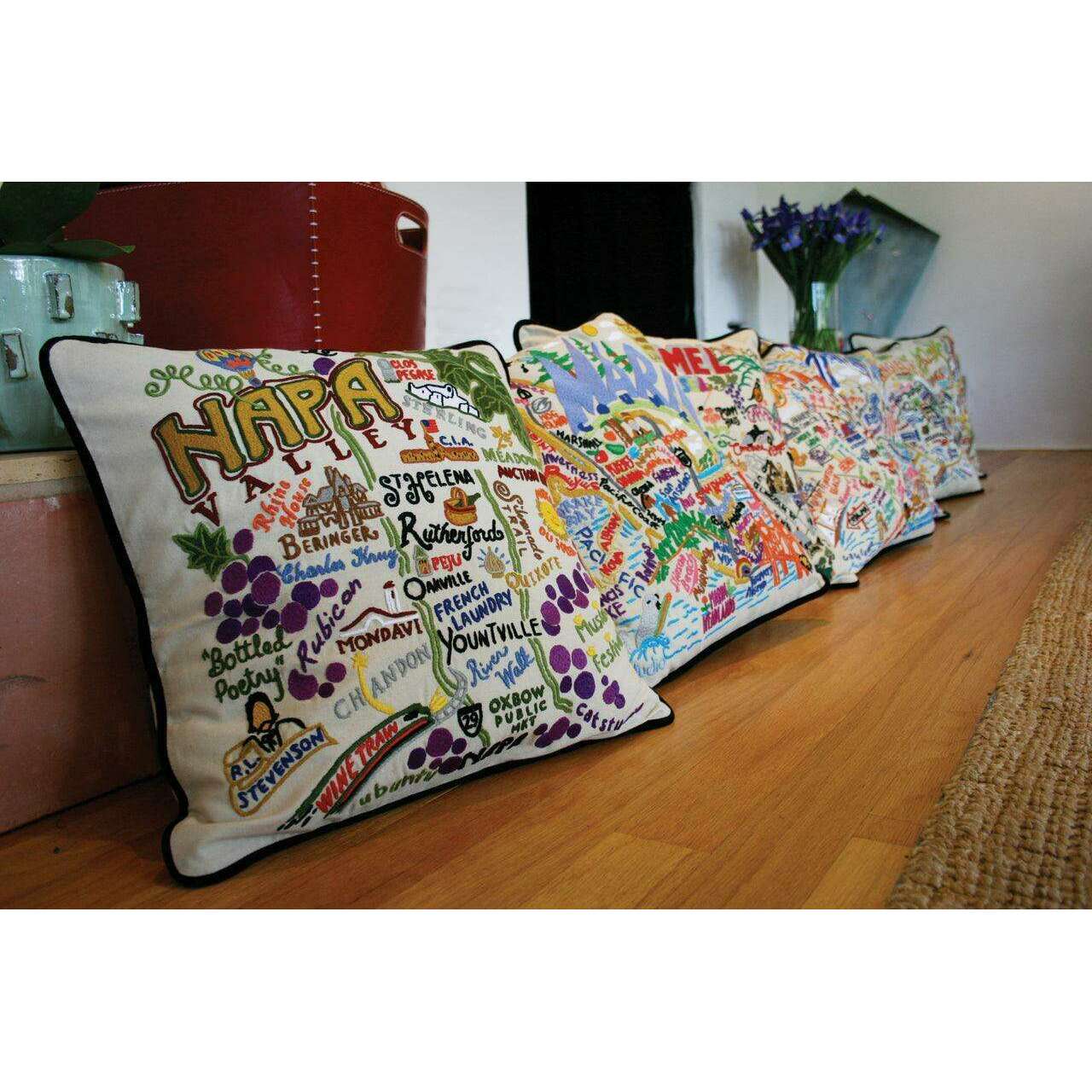 Ottawa Hand-Embroidered Pillow