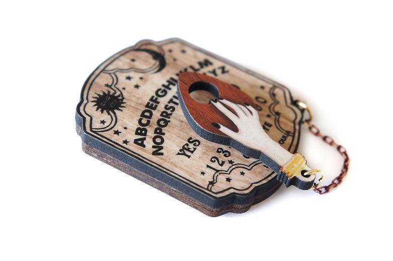 Ouija Board Brooch by Laliblue by Quirks! at Shirley Shoppe