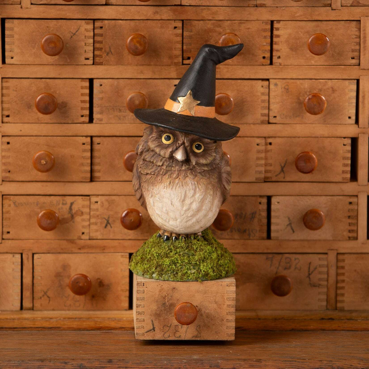 Owlina Witch Halloween Decor by Bethany Lowe Designs