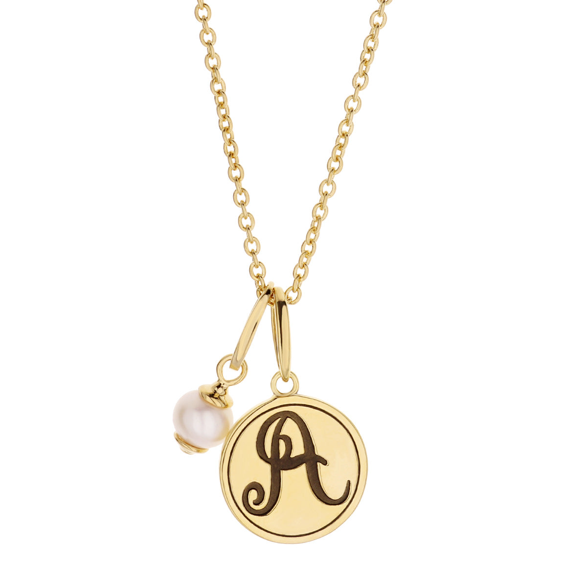 Initial T Necklace