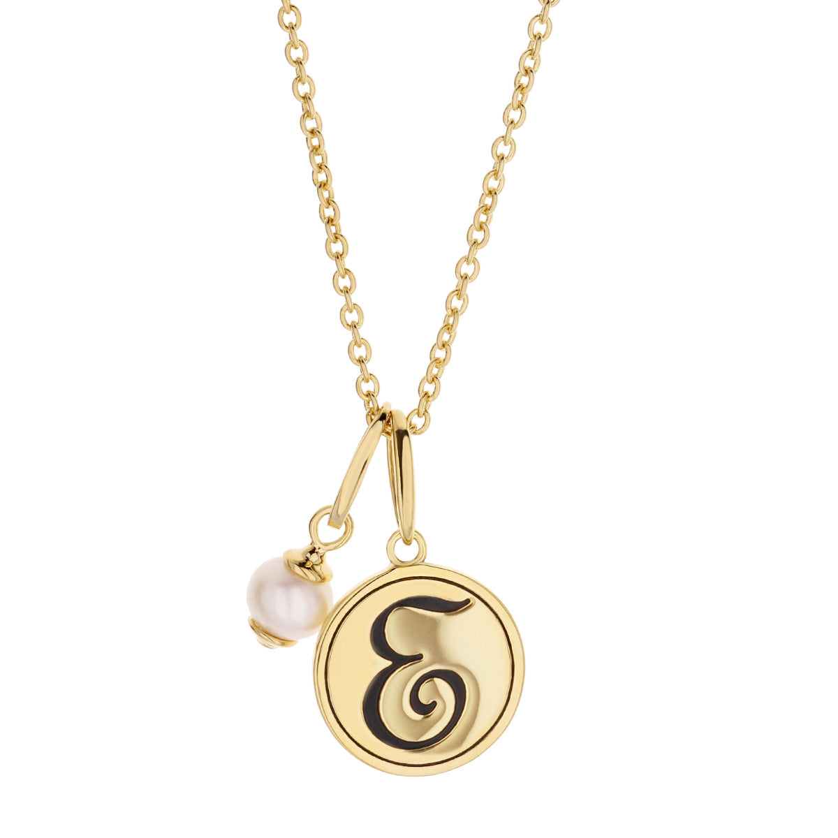 Initial T Necklace
