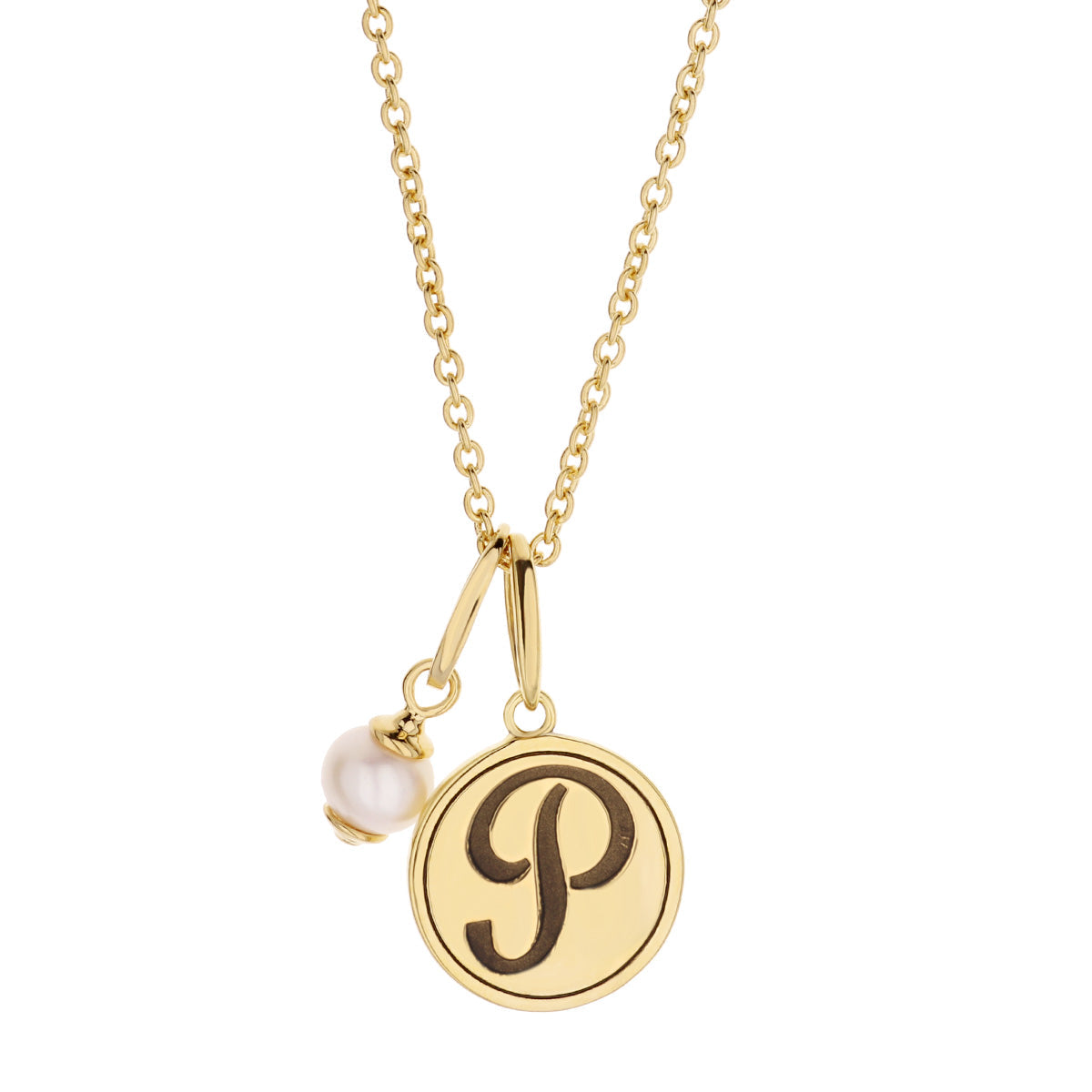 Initial T Necklace