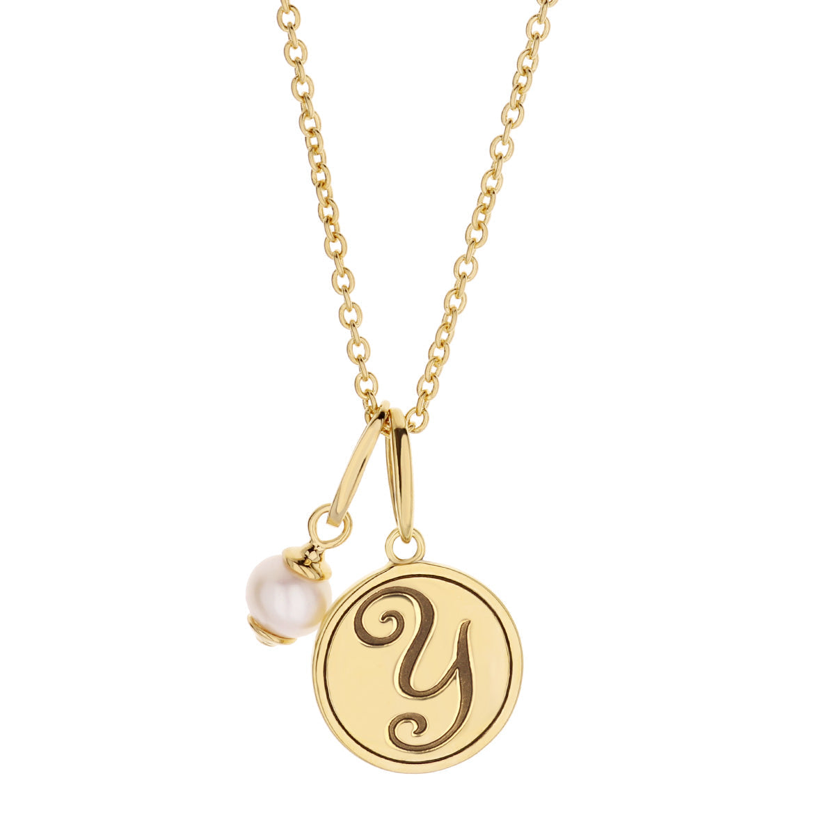 Initial T Necklace