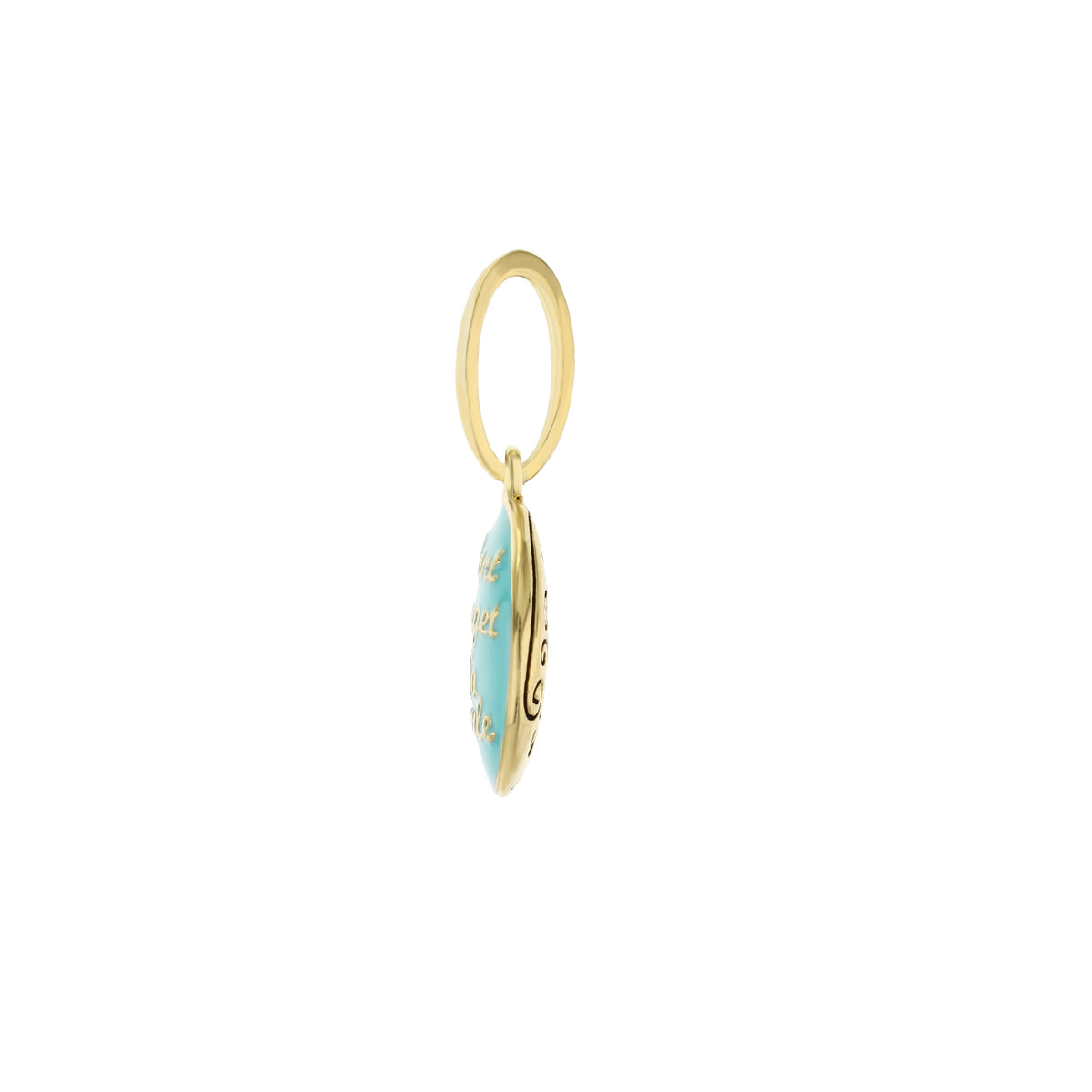 Petit Gateau Pendant — Don't Forget To Smile Oval