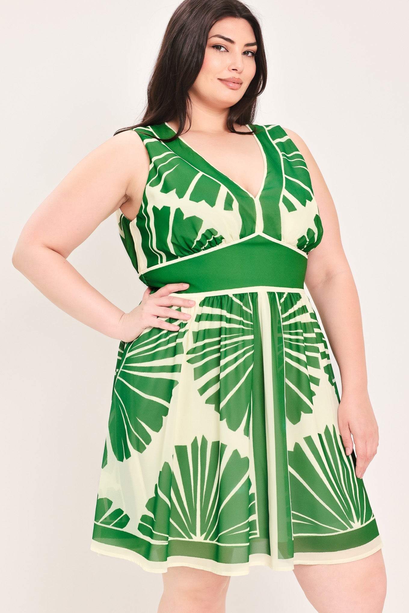 PALM BREEZE WOVEN MINI DRESS by Flying Tomato at Shirley Shoppe
