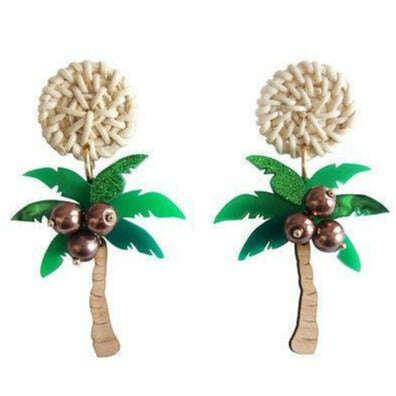 Palm Tree Earrings by Laliblue