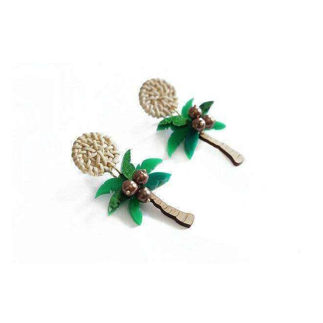 Palm Tree Earrings by Laliblue