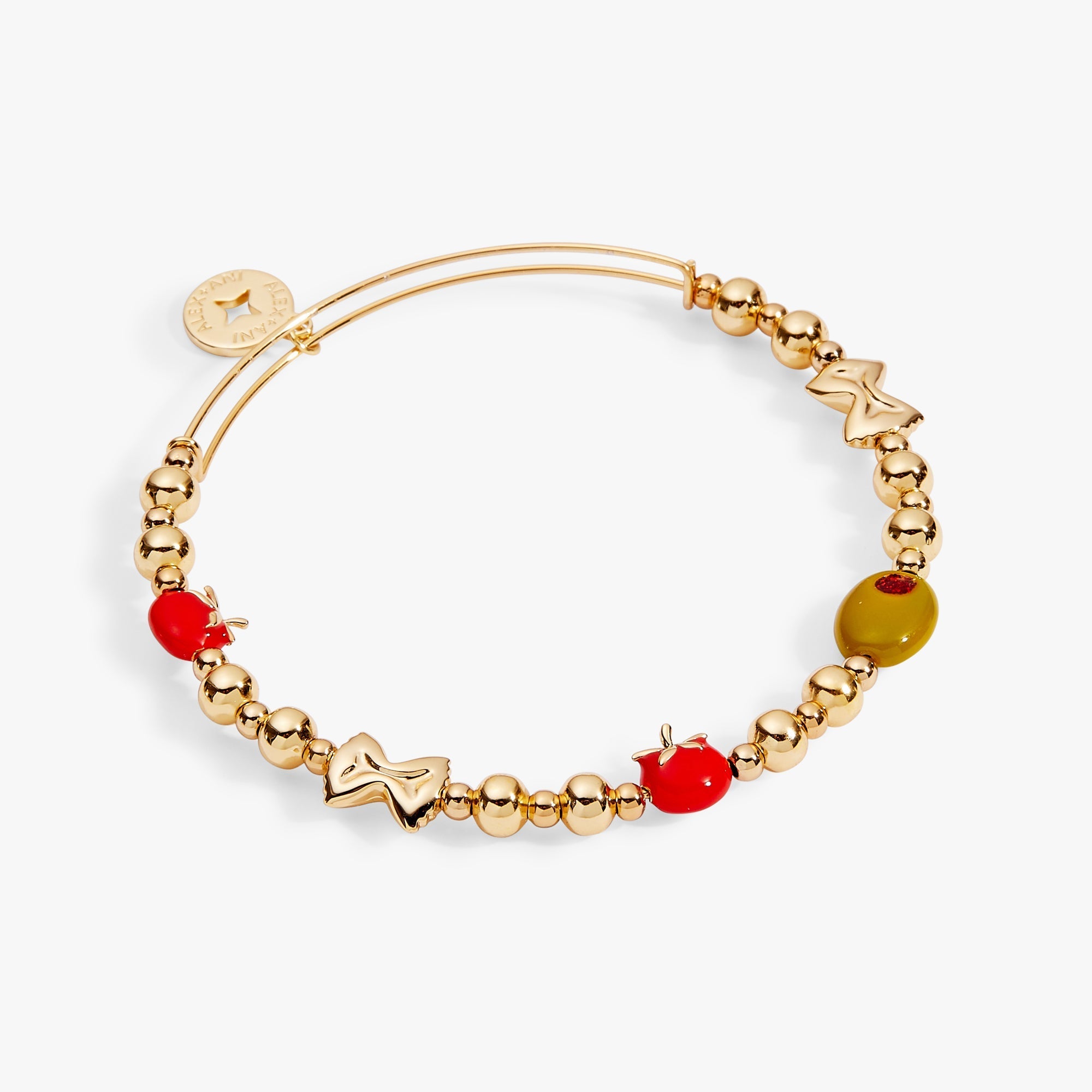 Pasta Girl Beaded Bangle by ALEX AND ANI at Shirley Shoppe