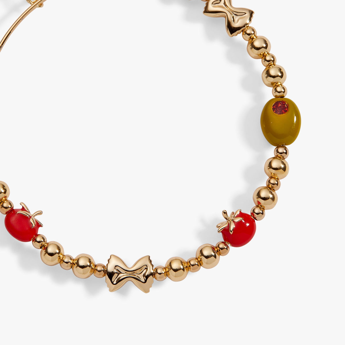 Pasta Girl Beaded Bangle by ALEX AND ANI at Shirley Shoppe