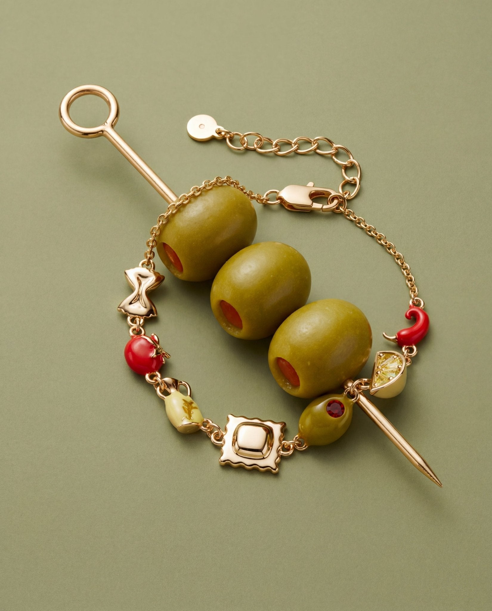 Pasta Girl Linear Bracelet by ALEX AND ANI at Shirley Shoppe