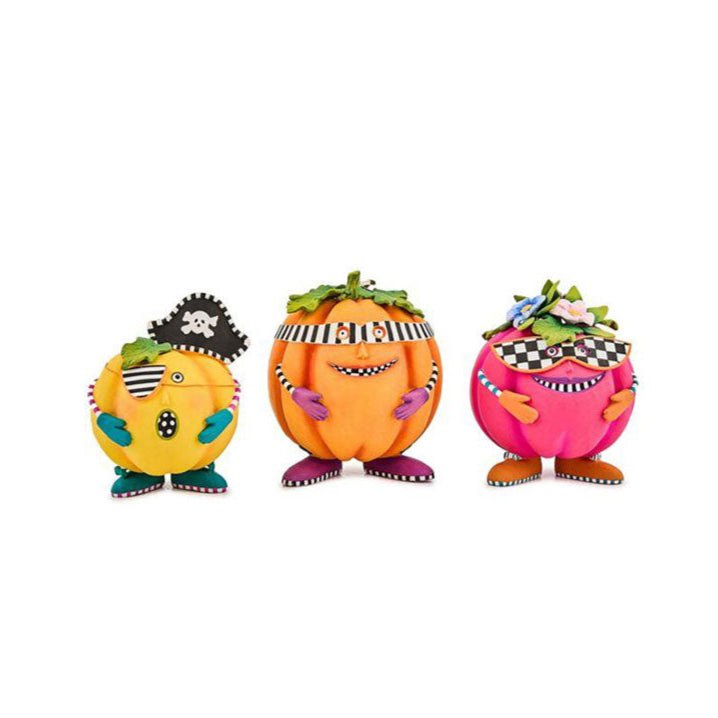 Patience Brewster Mini Pumpkin BANDIT by Quirks! at Shirley Shoppe